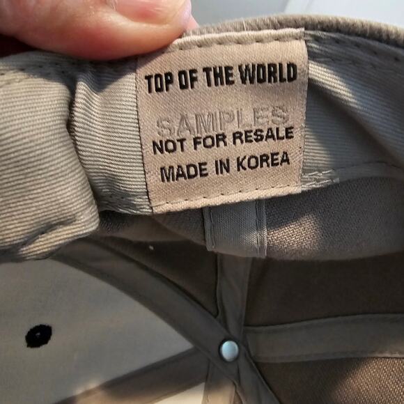 Vintage Florida State Seminoles Strapback Hat Cap Gray FSU NCAA Y2K Preppy - Picture 9 of 9